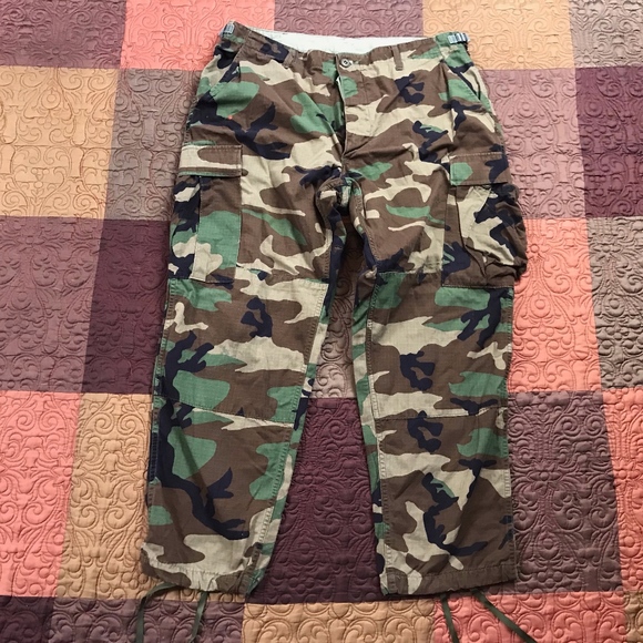 Military Other - CAMO Military Woodland Uniform Pants Size L Short